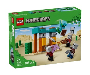 LEGO® Minecraft™ 21267 - Пустинният патрул на злобарите