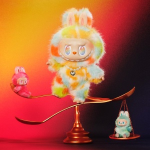 Колекционерска фигурка POP MART The Monsters Серия Rock The Universe- Labubu , 37см