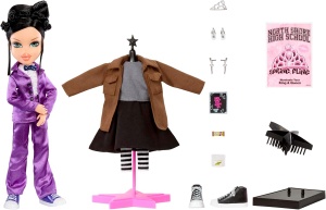 Bratz x Mean Girls Кукла Джанис - колекционерска модна кукла с 2 тоалета