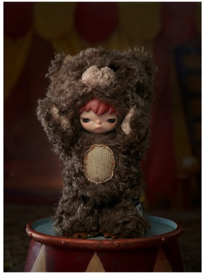 Колекционерска фигурка POP MART Hirono - плюшено мече 38 см