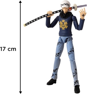 BANDAI - Аниме герой - One Piece - фигурка Трафалгар Лоу 17 см 