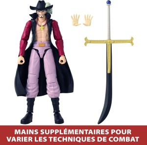 BANDAI - Аниме герой - One Piece - фигурка Дракуле Михоук 17 см 