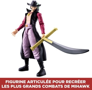BANDAI - Аниме герой - One Piece - фигурка Дракуле Михоук 17 см 