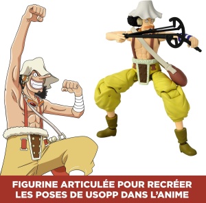BANDAI - Аниме герой - One Piece - фигурка Усоп 17 см 