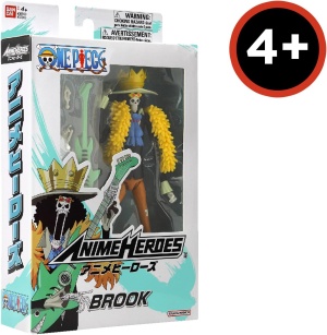 BANDAI - Аниме герой - One Piece - фигурка Брук 17 см 