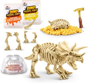 Zuru ROBO ALIVE - Dino Fossil Find Amber Adventure, трицератопс