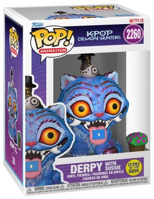 Фигура Funko POP! Animation: KPop Demon Hunters - Derpy with Sussie (Glows in The Dark) #2260