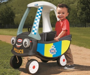 Little Tikes - Детска кола за бутане Tikes Patrol, Полицейска кола