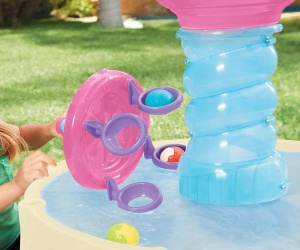 Спираловиден аквапарк масичка Little Tikes, розов