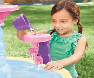 Спираловиден аквапарк масичка Little Tikes, розов
