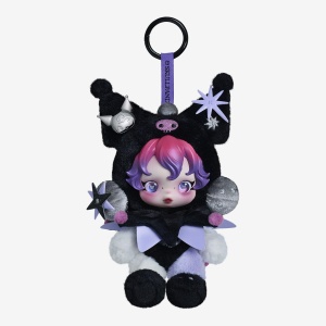 Колекционерска фигурка-ключодържател POP MART SKULLPANDA x Kuromi