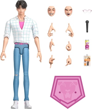 Фигурка на Mattel Kpop Demon Hunters Saja Boys Джину, 17 см