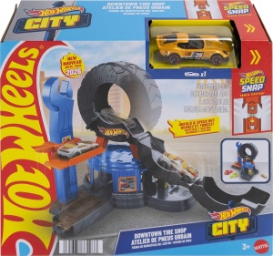 Hot Wheels City - Писта Downtown Tyre Workshop