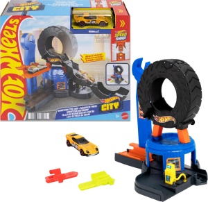 Hot Wheels City - Писта Downtown Tyre Workshop