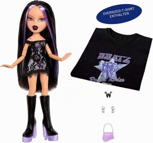 Модна кукла Bratz Stylin' Birthdayz - Jade с унисекс с тениска за моделиране