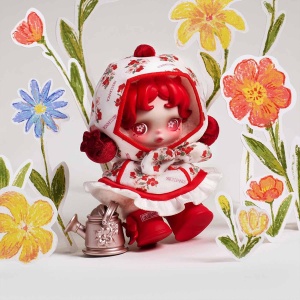 Колекционерска фигурка-ключодържател POP MART SKULLPANDA „Сред цветя“