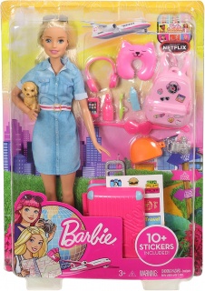 Кукла Barbie на път