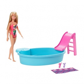 Кукла Barbie с басейн