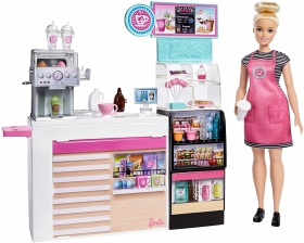 Кукла Barbie - Игрален комплект за приготвяне на кафе