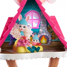 Ски хижа Enchantimals - Hoppin' Ski Chalet с кукли Bevy Bunny и Jump