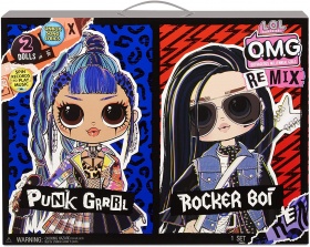 Кукли L.O.L. Surprise! O.M.G. Remix - Rocker Boi and Punk Grrl