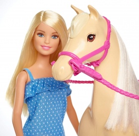 Кукла Барби с кон