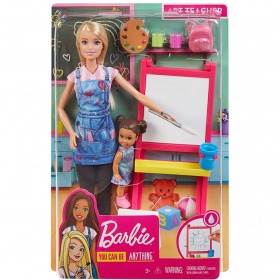 Кукла Барби учителка по рисуване